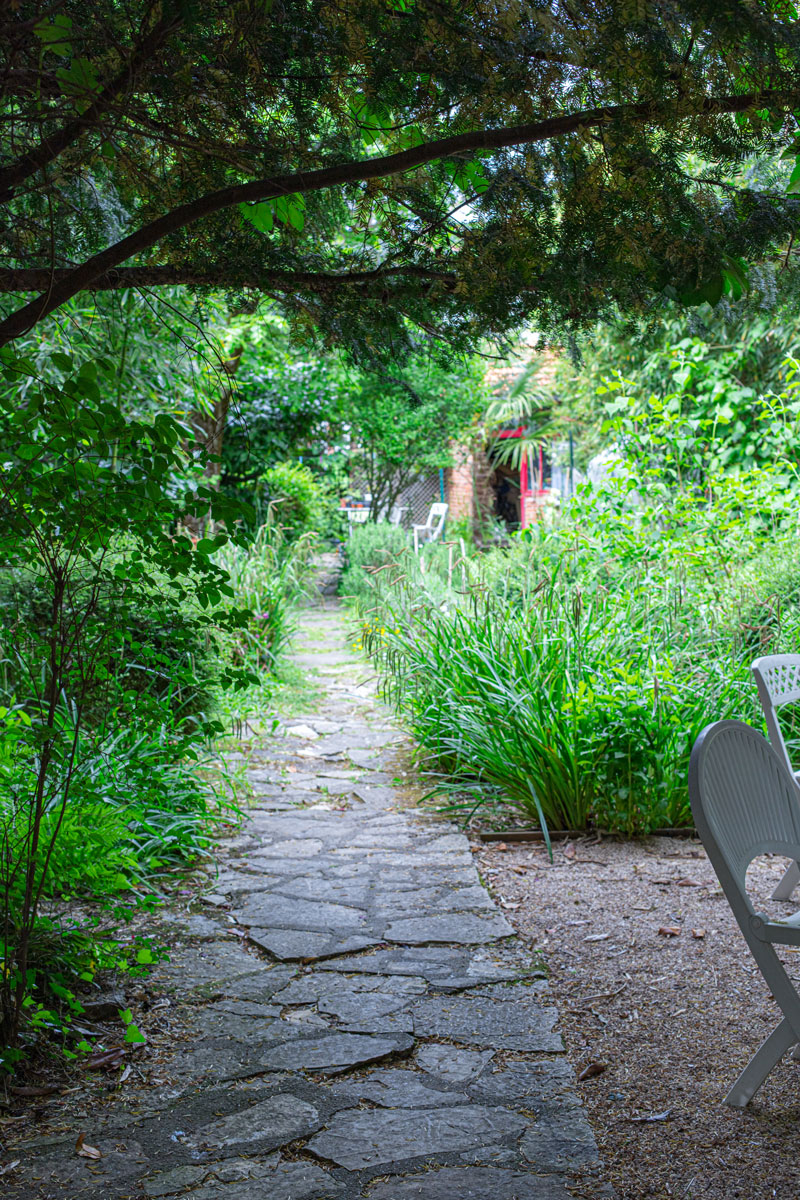 Jardin du gîte du Guâ à Figeac